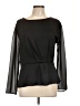 Assorted Brands Black Long Sleeve Blouse Size L - photo 1