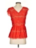 Maeve Red Sleeveless Top Size S - photo 2
