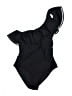 Mouillé Solid Black One Piece Swimsuit Size 4 - photo 1