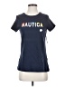 Nautica 100% Cotton Blue Short Sleeve Top Size S - photo 1