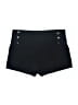 Valia Solid Black Shorts Size 7 - photo 1