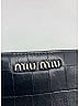 Miu Miu Black Leather croc-embossed Wallet One size - photo 6