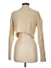 Shein 100% Acrylic Ivory Cardigan Size M - photo 2