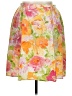 Talbots 100% Tencel Floral Orange Formal Skirt Size 16 - photo 1