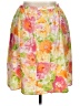 Talbots 100% Tencel Floral Orange Formal Skirt Size 16 - photo 2