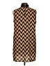 Bobeau 100% Polyester Chevron-herringbone Brown Casual Dress Size L - photo 2