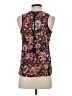 Baraschi 100% Polyester Black Sleeveless Blouse Size S - photo 2