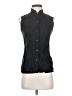Giorgio Armani Black Sleeveless Button-Down Shirt Size 4 - photo 1