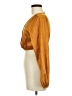 No Frills Gold Long Sleeve Blouse Size M - photo 5