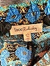 Lace + Whiskey 100% Polyester Paisley Blue Shorts Size S - photo 3