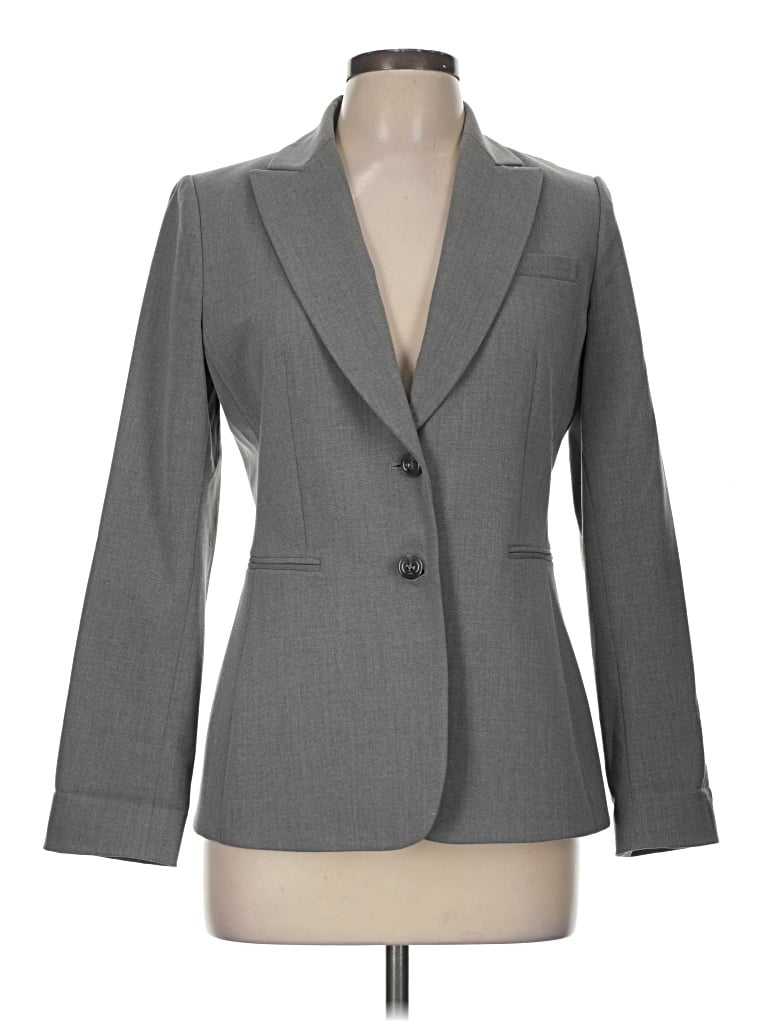 Pre-owned Tahari By Asl Blazer Jacket In Gray
