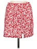 Unbranded Floral Red Casual Skirt Size 28 waist (estimated) - photo 2