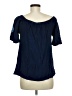 Unbranded Blue Short Sleeve Blouse Size M - photo 2