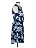 dalia 100% Polyester Blue Casual Dress Size 4 - photo 4