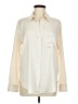 Gap 100% Polyester Color Block Ivory Long Sleeve Blouse Size M - photo 1