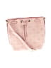 MCM 100% Leather Hearts Pink Monogram Leather Essential Drawstring Bucket Bag One size - photo 1