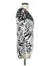 Boston Proper Animal Print Silver Cardigan Size S - photo 4