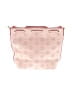 MCM 100% Leather Hearts Pink Monogram Leather Essential Drawstring Bucket Bag One size - photo 3