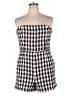 Hutch 100% Recycled Polyester Houndstooth Black Romper Size 16 - photo 1