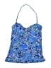 Aqua Green Paisley Blue Swimsuit Top Size S - photo 1
