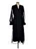 Ann Taylor Polka Dots Black Blue Casual Dress Size 12 - photo 1
