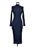 Flounce Blue Casual Dress Size 6 - photo 1