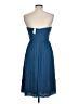 J.Crew 100% Silk Solid Blue Cocktail Dress Size 10 (petite) - photo 2