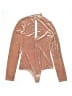 G by GUESS Metallic Brown Bodysuit Size S - photo 2