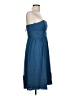 J.Crew 100% Silk Solid Blue Cocktail Dress Size 10 (petite) - photo 4