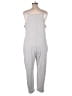 No Comment Solid Gray Jumpsuit Size 1X - photo 2