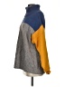 Free People Color Block Gray Turtleneck Sweater Size S - photo 5