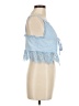 Unbranded Blue Sleeveless Blouse Size M - photo 4