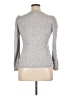 Qi Cashmere Gray Silver Wool Pullover Sweater Size XL - photo 2