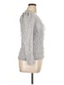 Qi Cashmere Gray Silver Wool Pullover Sweater Size XL - photo 4