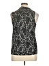 August Silk 100% Rayon Silver Sleeveless Blouse Size XL - photo 2