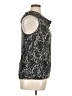 August Silk 100% Rayon Silver Sleeveless Blouse Size XL - photo 4