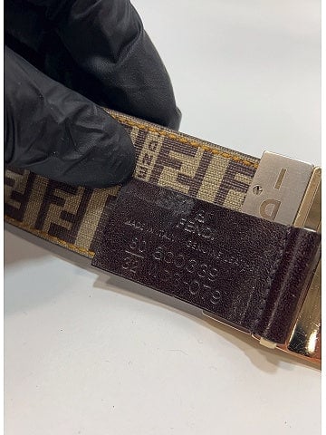 Fendi Reversible Zucca Canvas Belt (view 2)