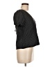 LPA Black Short Sleeve Blouse Size M - photo 4