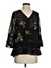 Maeve 100% Polyester Black 3/4 Sleeve Blouse Size XS - photo 1