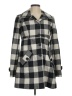 Sans Souci Checkered-gingham Gray Coat Size M - photo 1