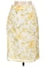 Anewsta 100% Polyester Floral Yellow Formal Skirt Size L - photo 1