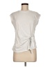 Old Navy Silver Short Sleeve Top Size M - photo 1
