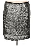 metaphor 100% Polyester Tweed Silver Casual Skirt Size L - photo 1