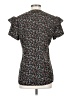 Mikarose 100% Polyester Black Short Sleeve Blouse Size S - photo 2