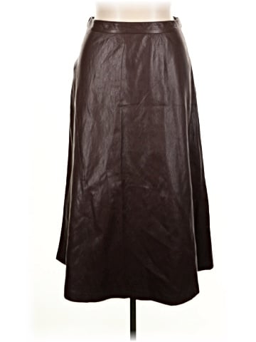 Zara Faux Leather Skirt (view 1)