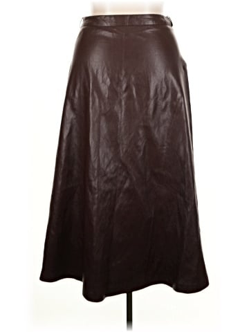 Zara Faux Leather Skirt (view 2)