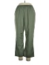 Alfred Dunner Solid Green Casual Pants Size 14 - photo 1
