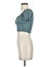 Shein Teal Short Sleeve Top Size 2 - photo 5