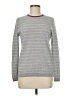 L.L.Bean 100% Cashmere Stripes Gray Cashmere Pullover Sweater Size M - photo 1