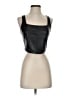 Olive and Oak 100% Polyurethane Black Sleeveless Top Size S - photo 1